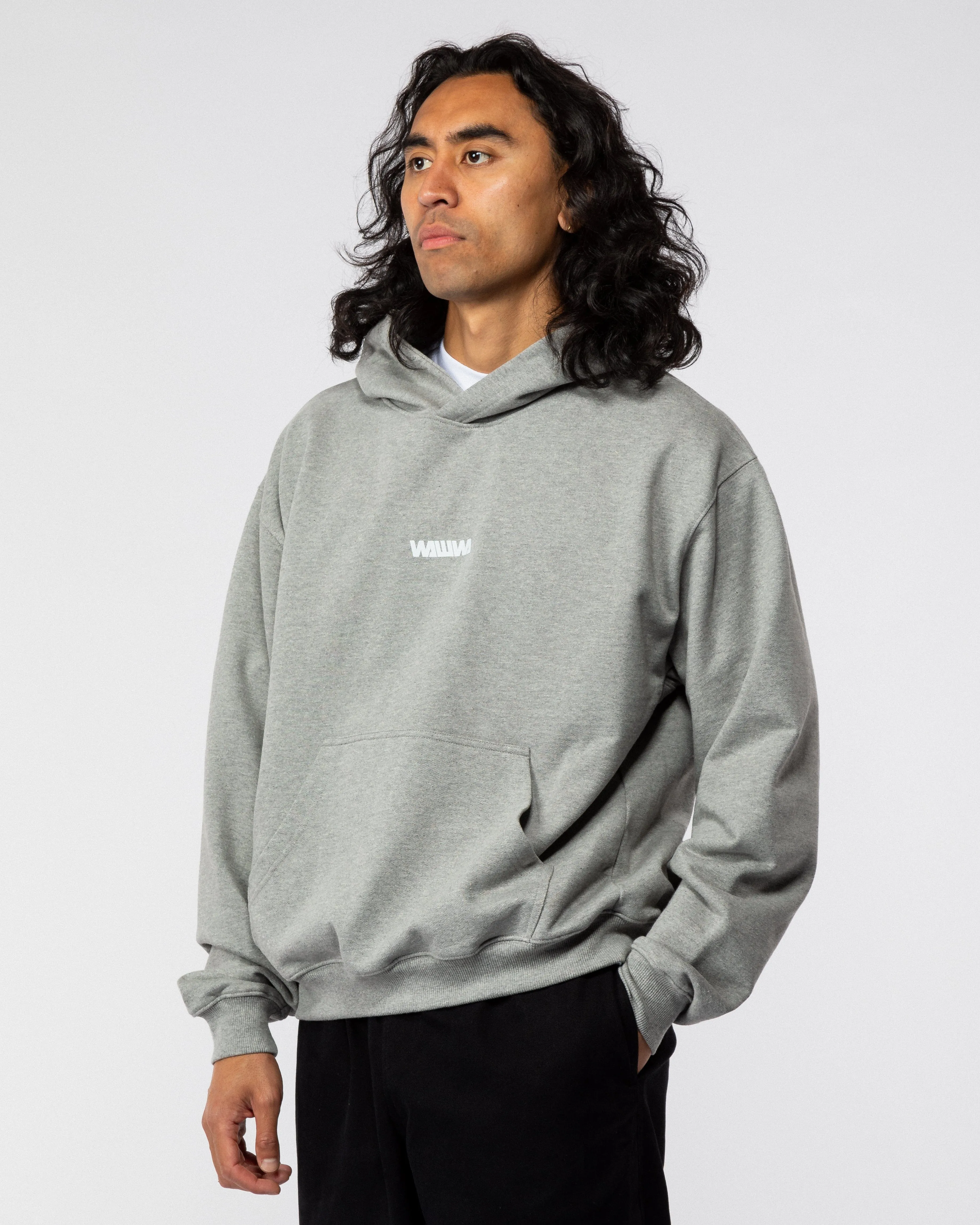 470 Logo Hoody - Grey Marl