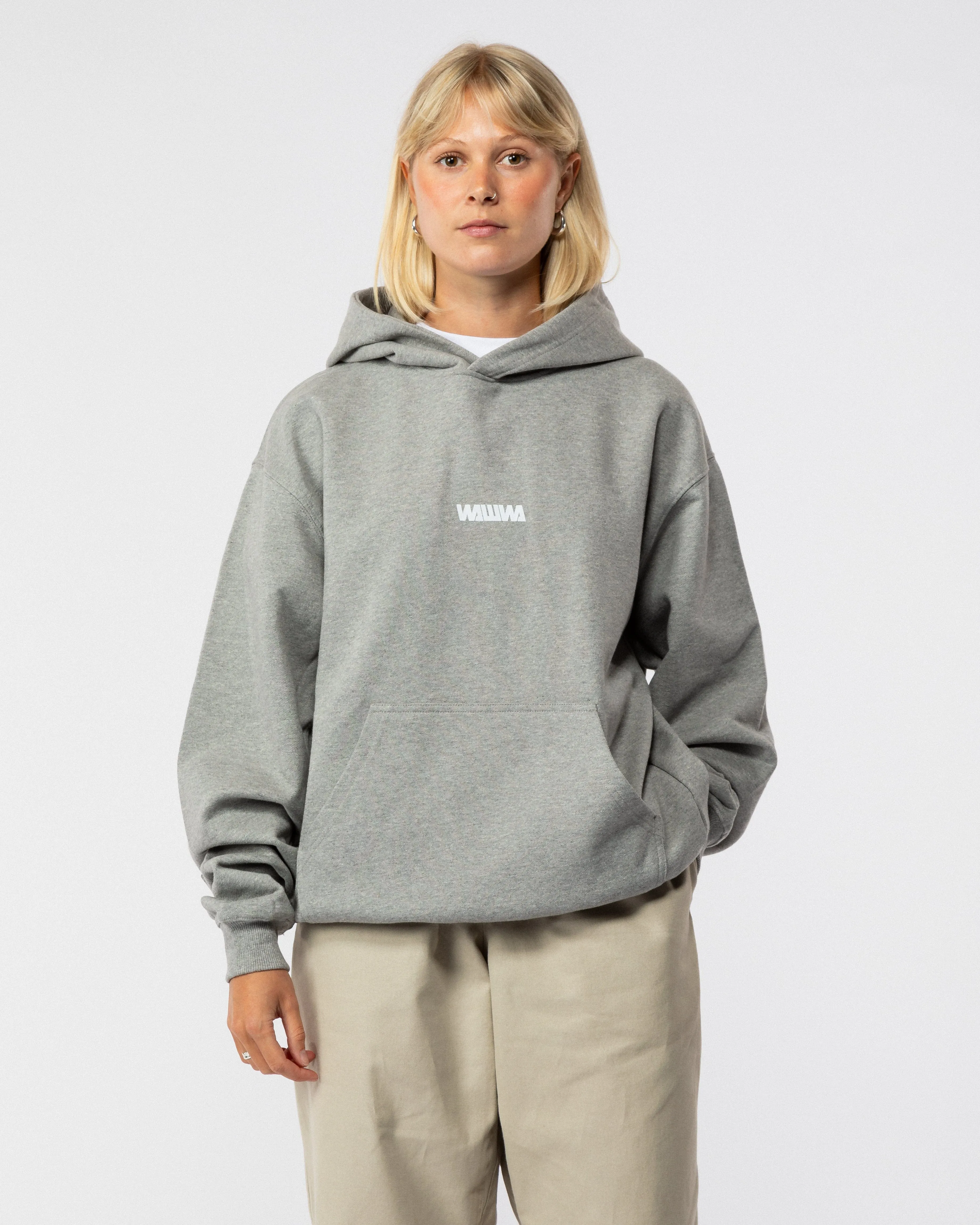 470 Logo Hoody - Grey Marl