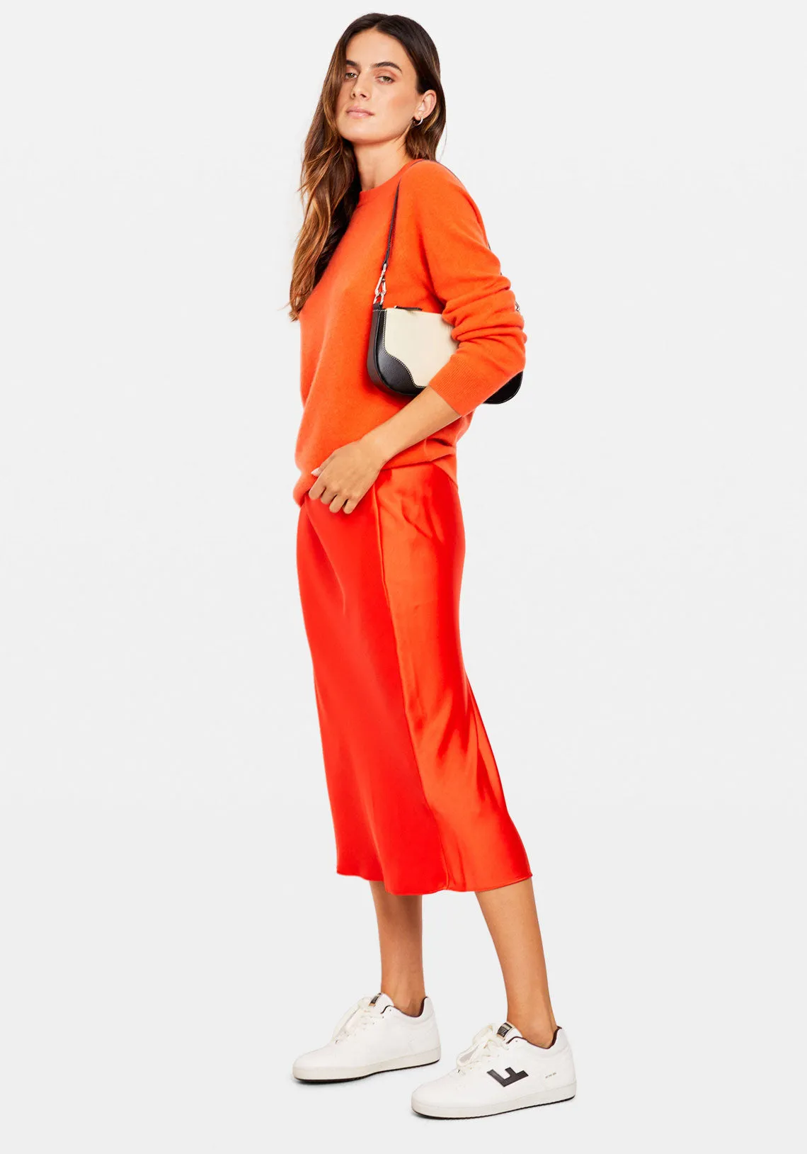 AGNETA SKIRT ORANGE.COM