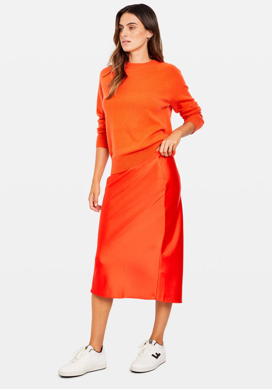 AGNETA SKIRT ORANGE.COM