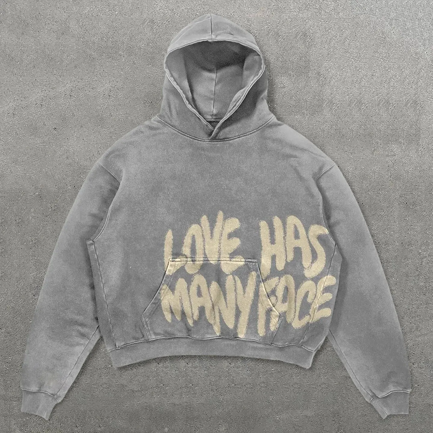 All We Need Is...Oversized Baggy Hoodie Modern 2023 Streetwear