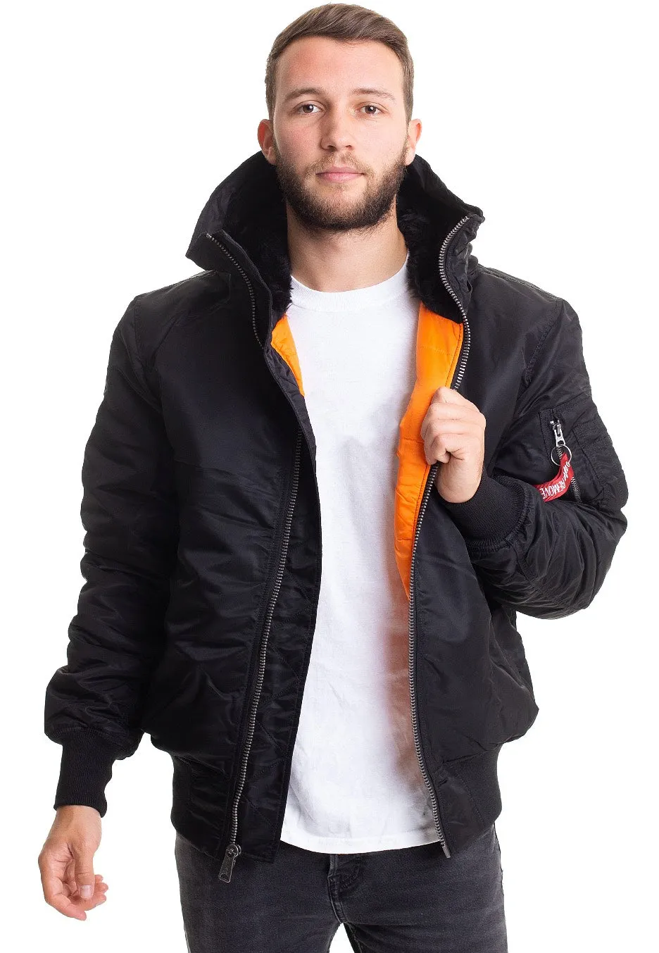 Alpha Industries - MA 1 Hooded Black - Jacket