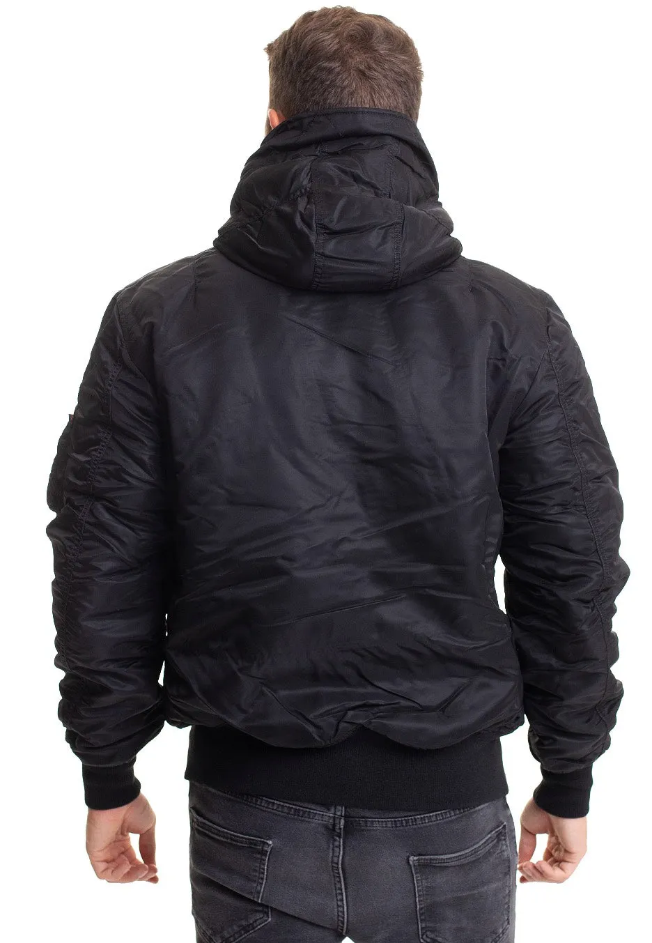 Alpha Industries - MA 1 Hooded Black - Jacket