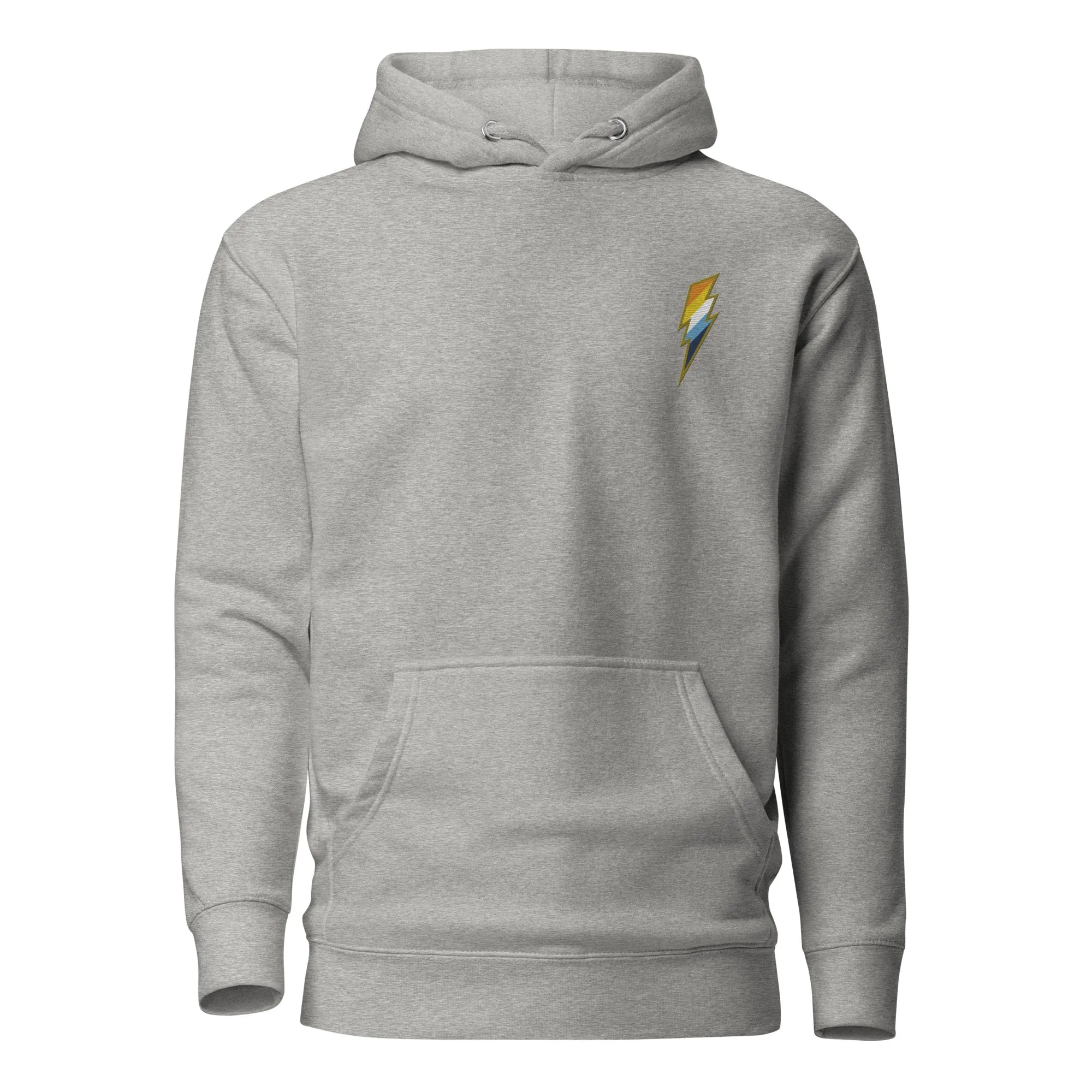 AroAce Pride Lightning Embroidered Hoodie