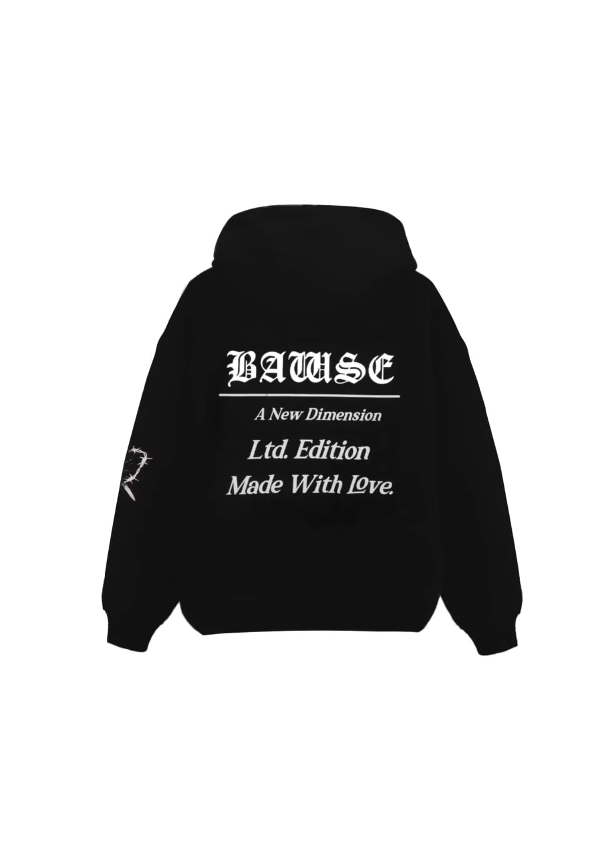 Baggy Hoodie - Graphic Black