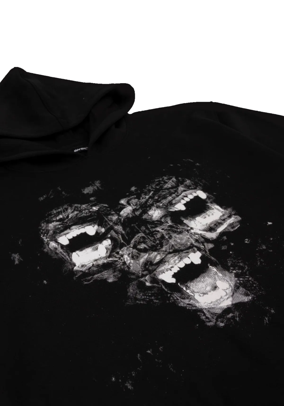 Baggy Hoodie - Graphic Black