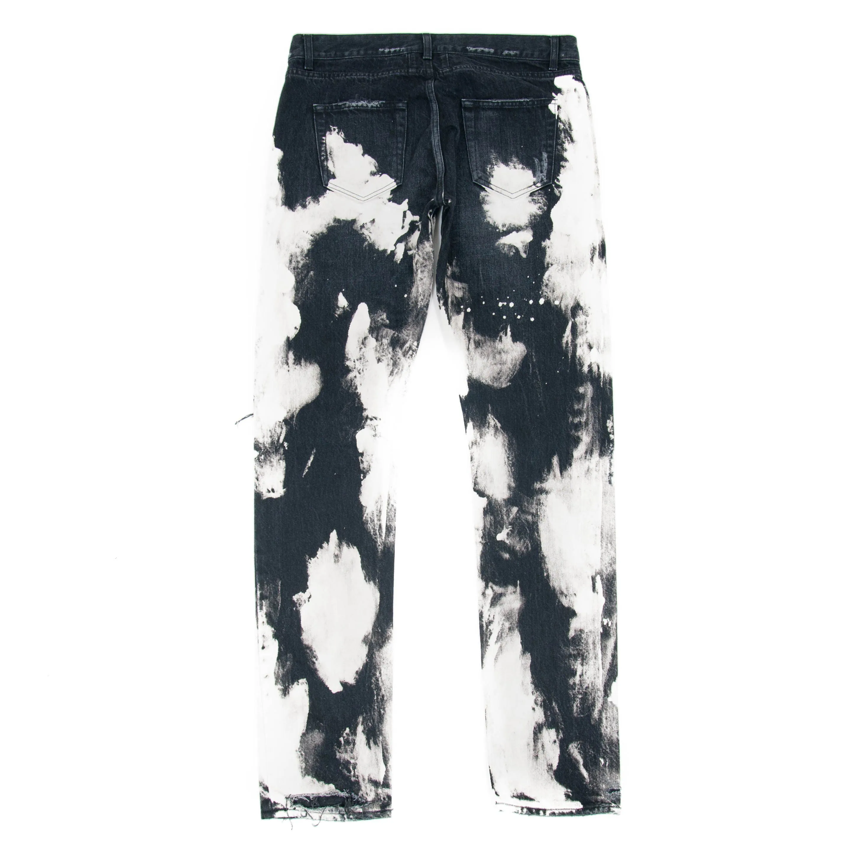 Bleached Distressed Denim