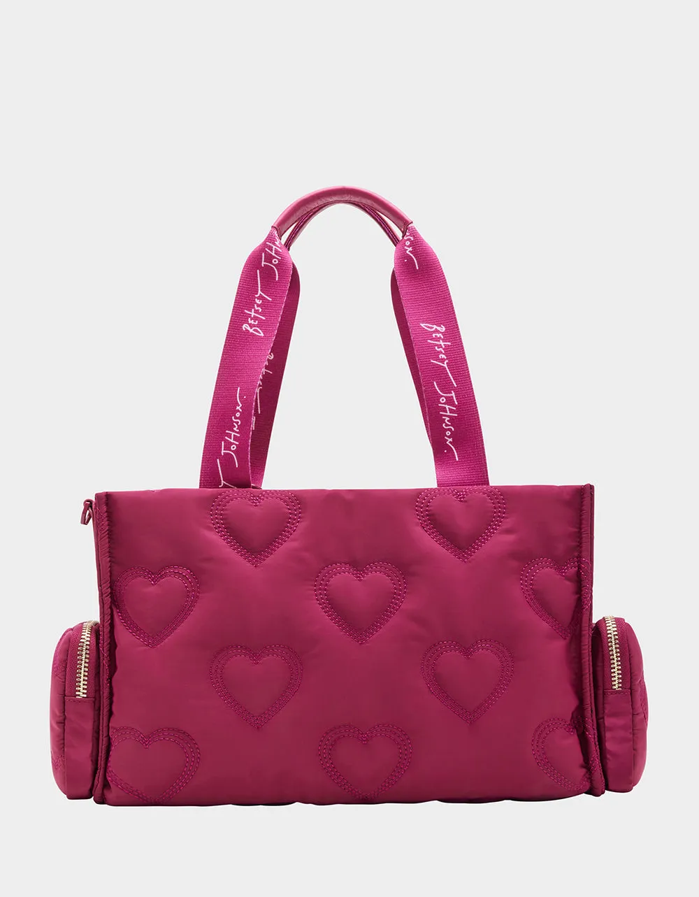 BUNGEE NYLON SATCHEL PINK