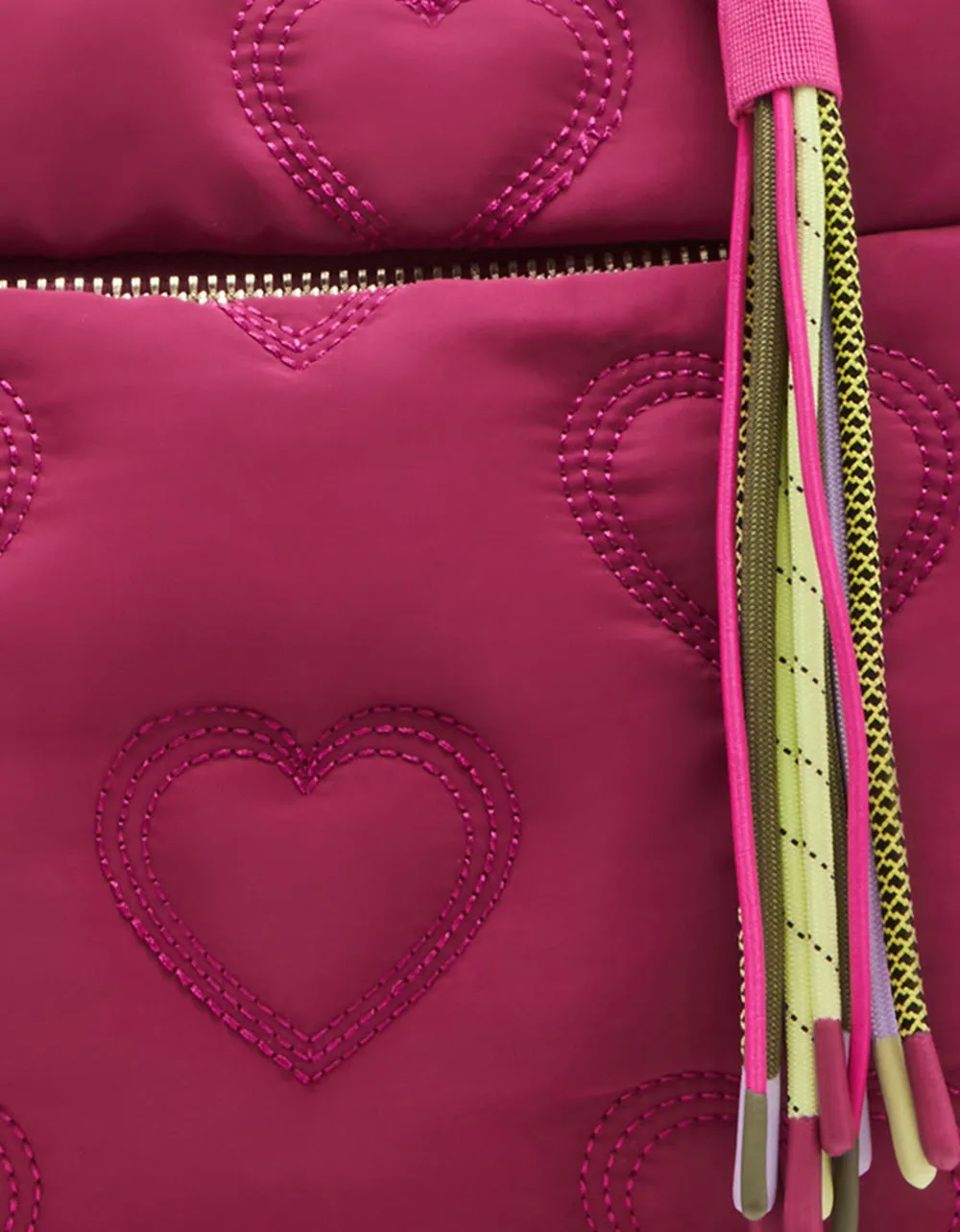 BUNGEE NYLON SATCHEL PINK