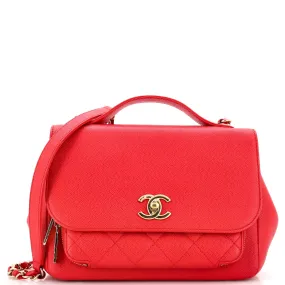 CHANEL Business Affinity Flap Bag Quilted Caviar Small