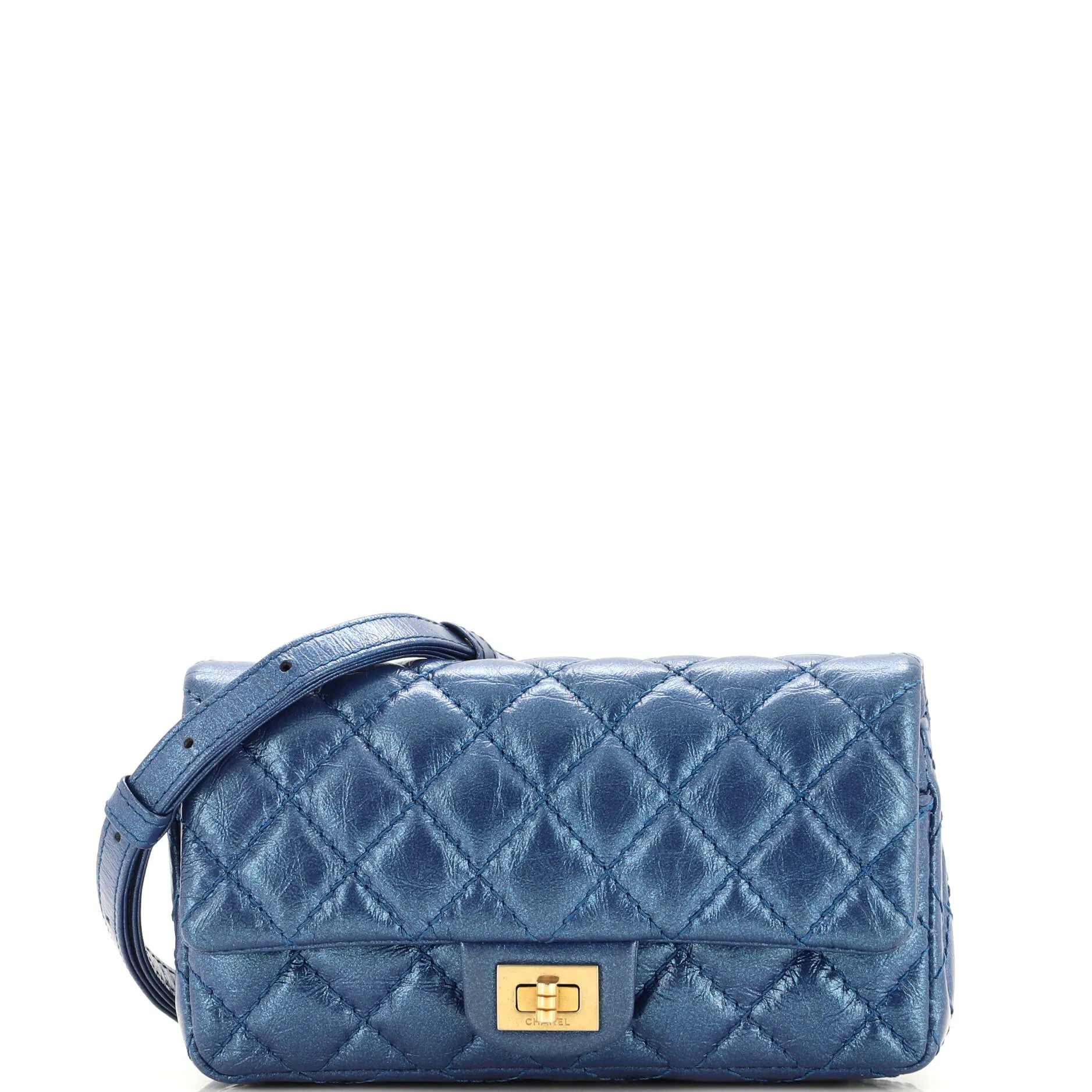 CHANEL Reissue 2.55 Belt Bag Quilted Aged Calfskin