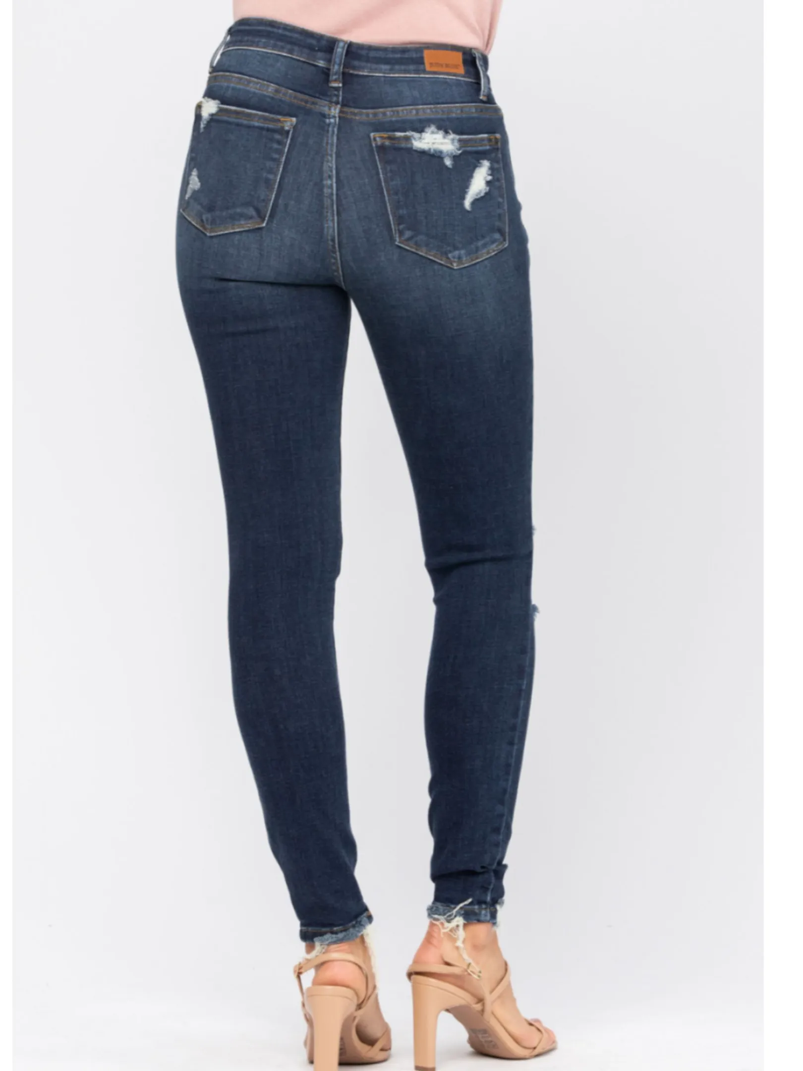 Judy Blue Mid-RISE DESTROYED SKINNY