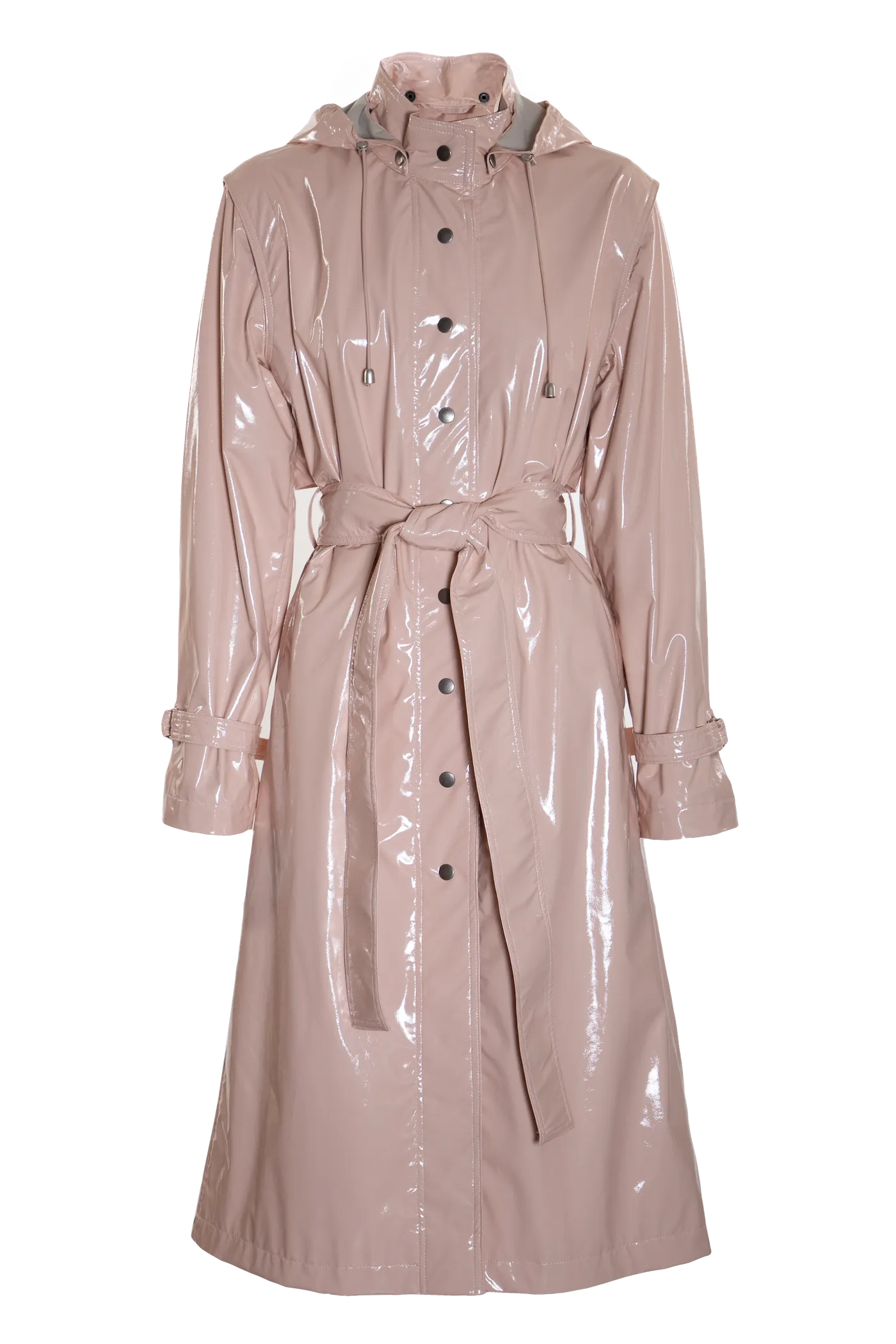 KIK Hooded Raincoat - Nude