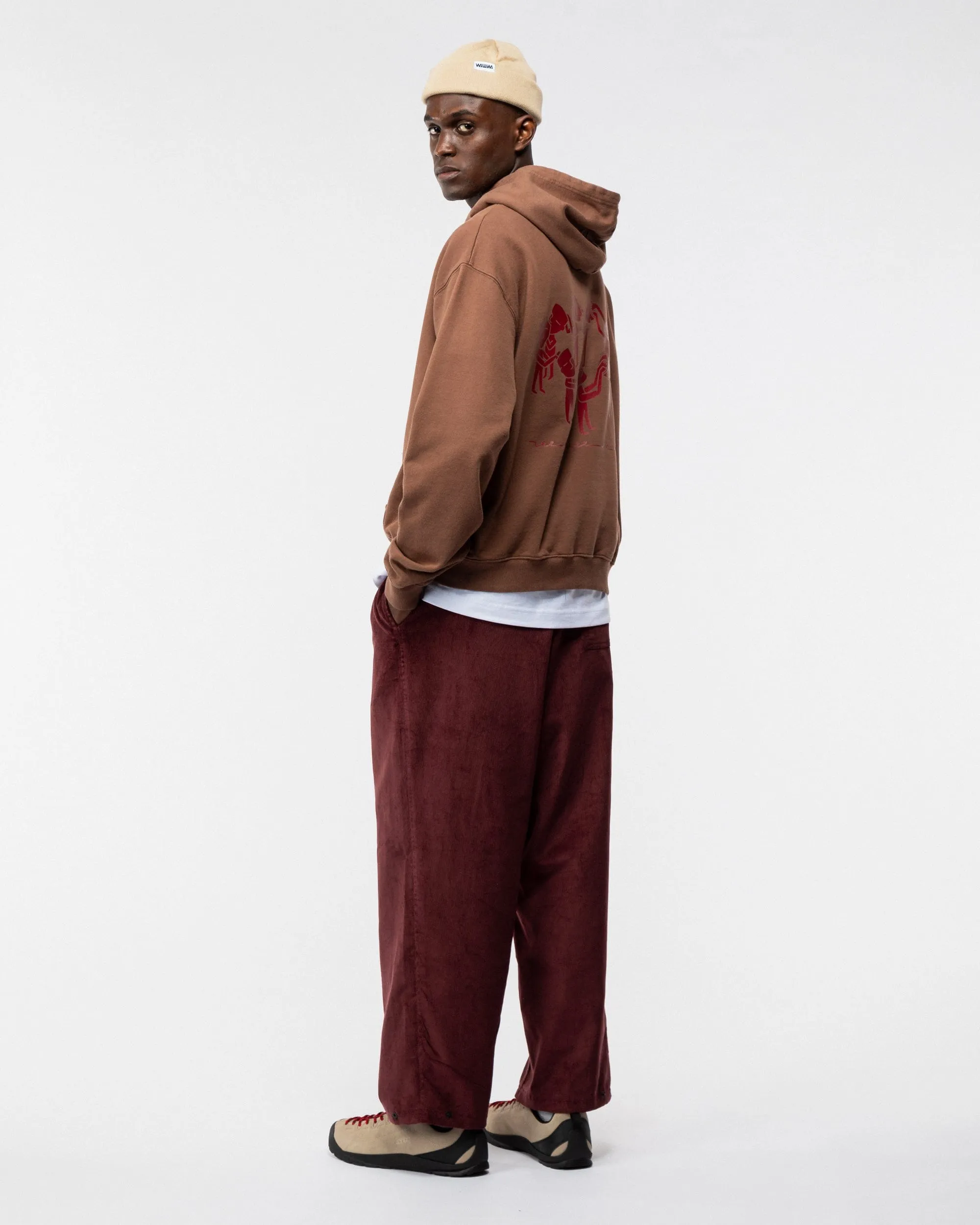 Linear Notion Hoody - Brown