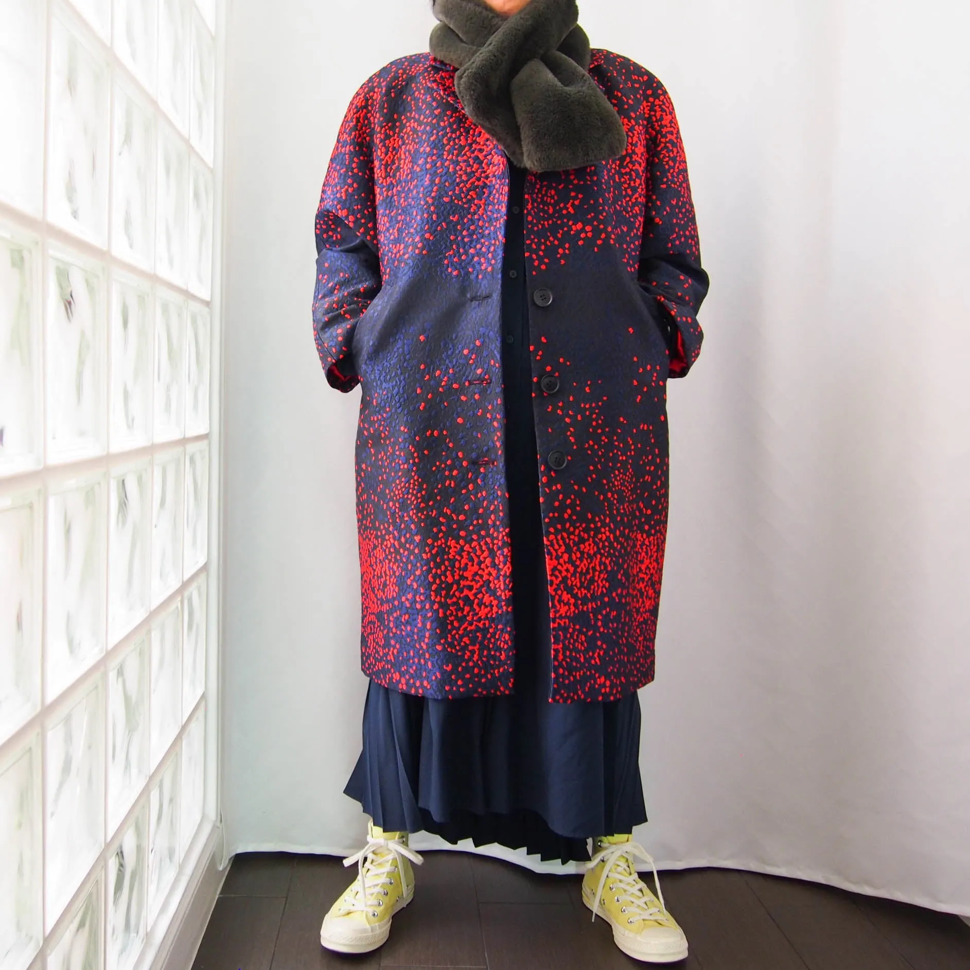 <J12H>  OVERSIZED COAT