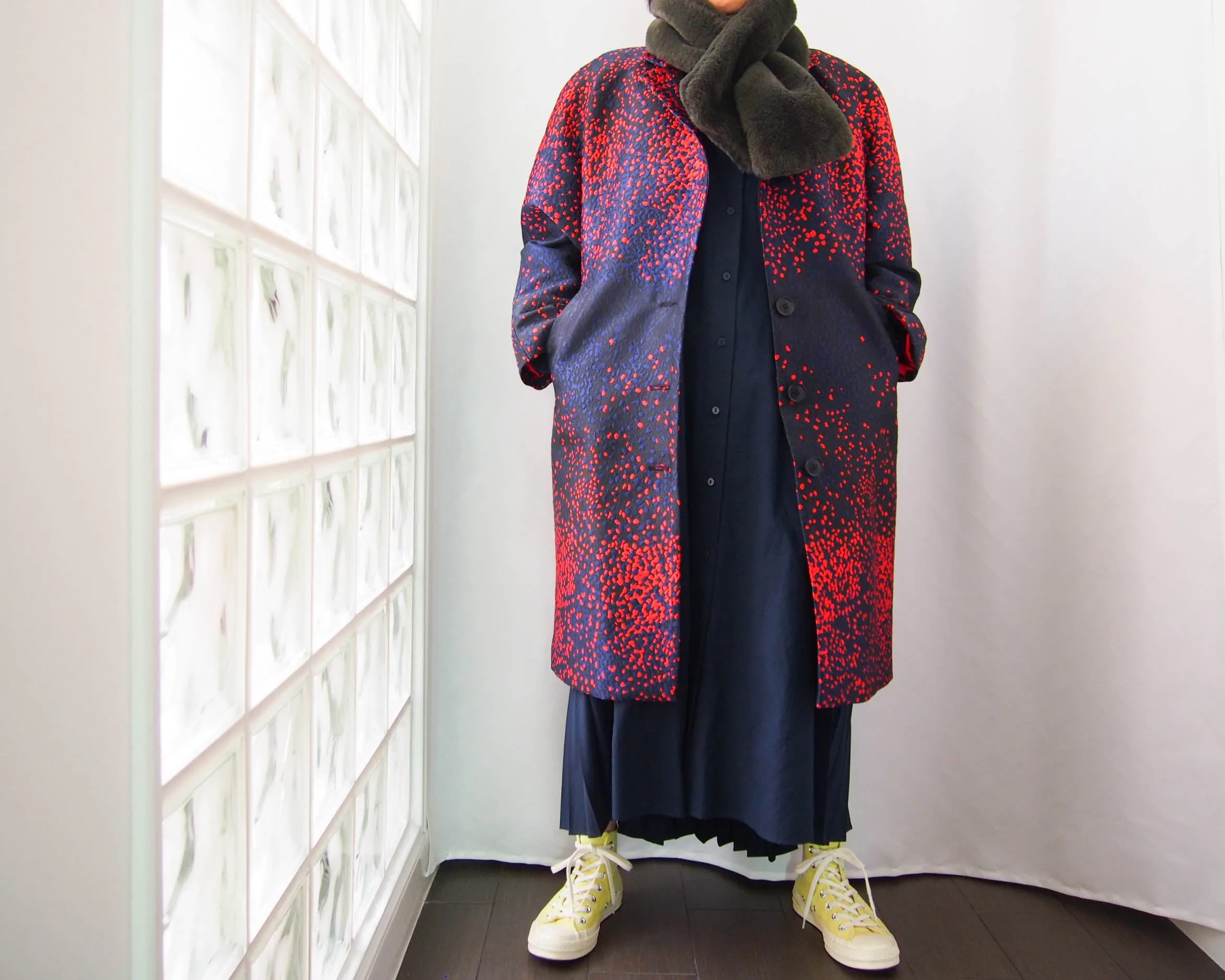 <J12H>  OVERSIZED COAT