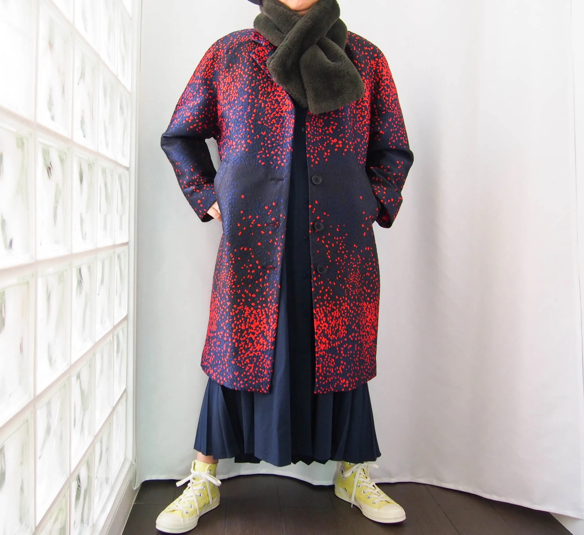 <J12H>  OVERSIZED COAT