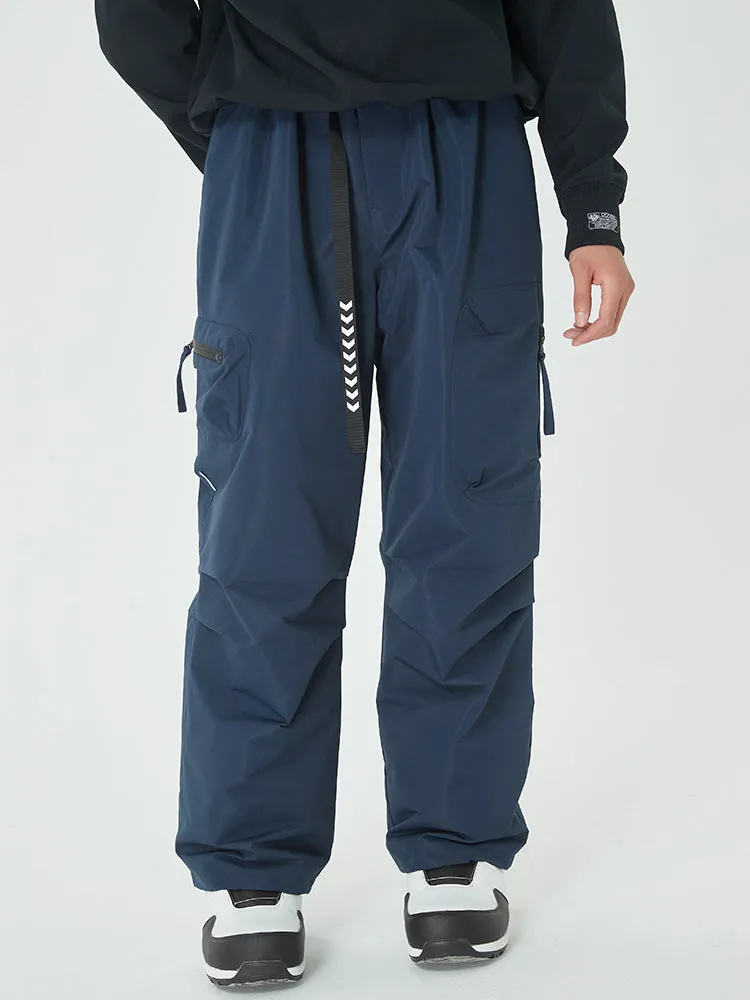 Men's Prime Mountain Baggy Snow Pants with Dual Side Cargo Pockets