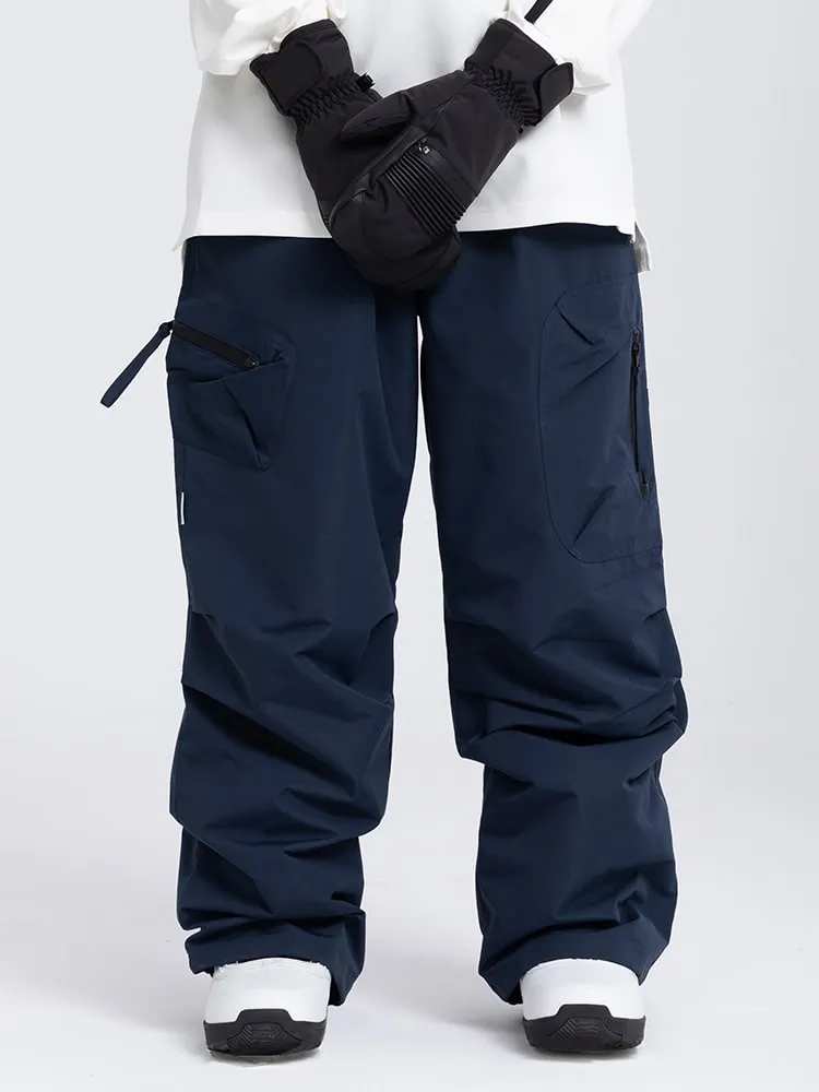 Men's Prime Mountain Baggy Snow Pants with Dual Side Cargo Pockets