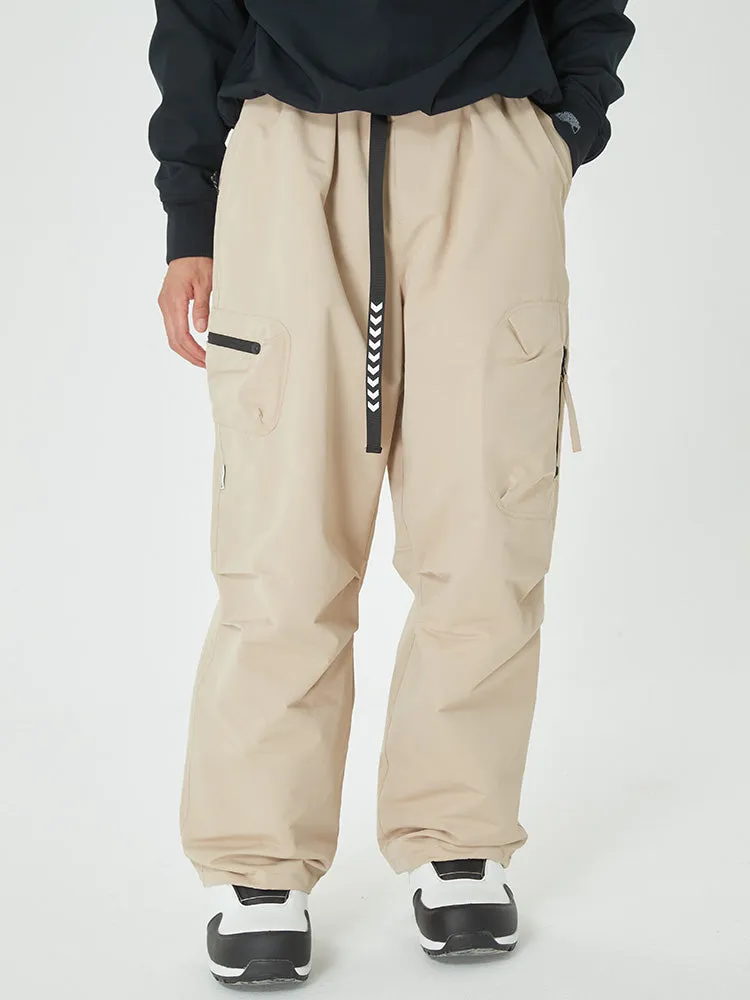 Men's Prime Mountain Baggy Snow Pants with Dual Side Cargo Pockets