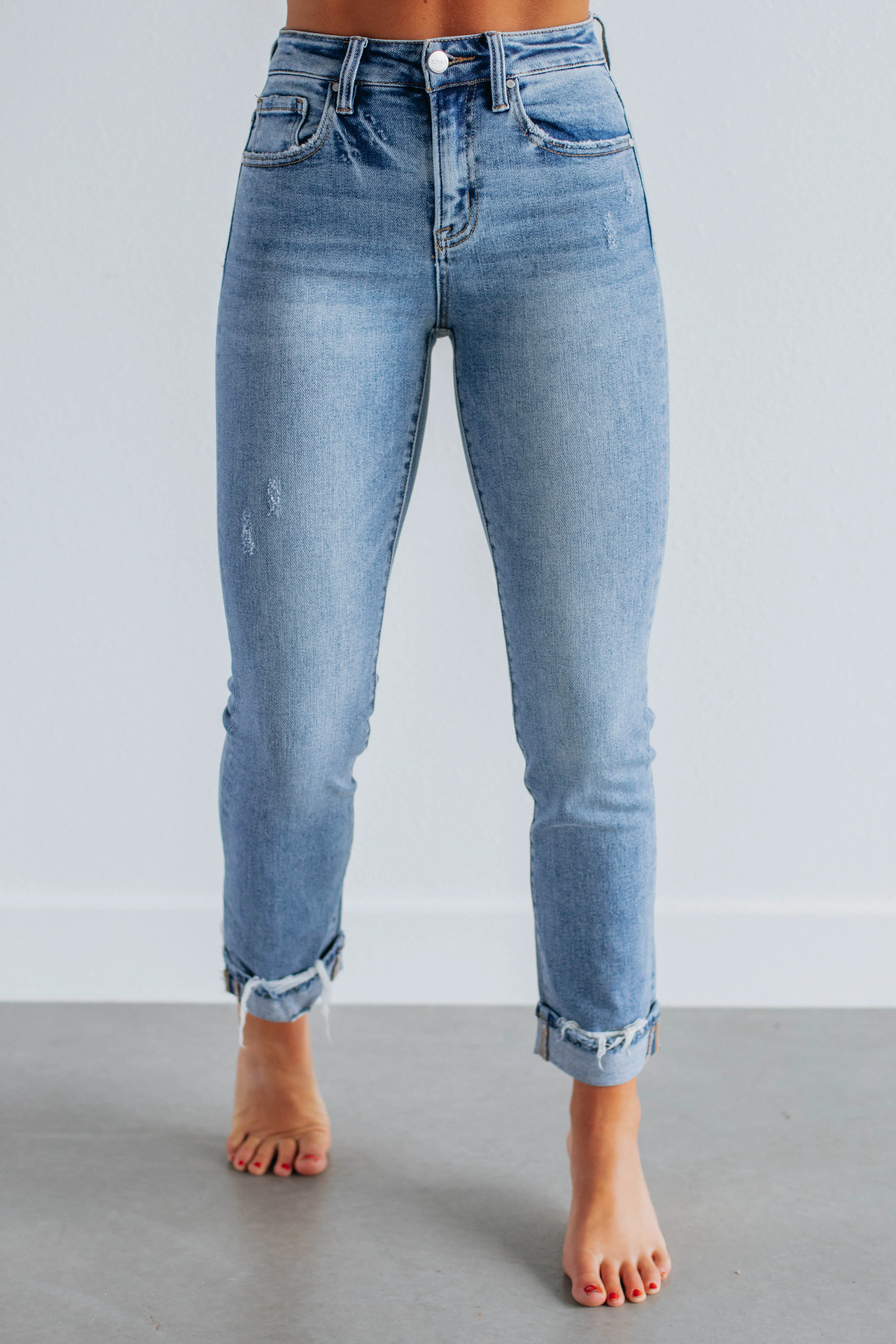 Monica Risen Jeans - Medium Wash