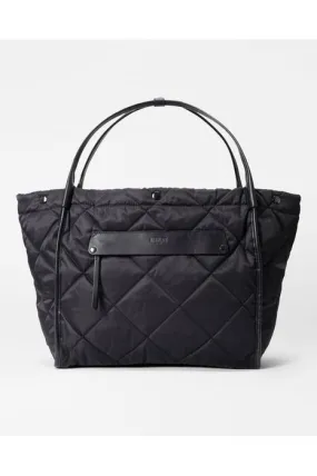 MZ Wallace Quilted Madison Shopper Large 1404B1682 | Black Rec