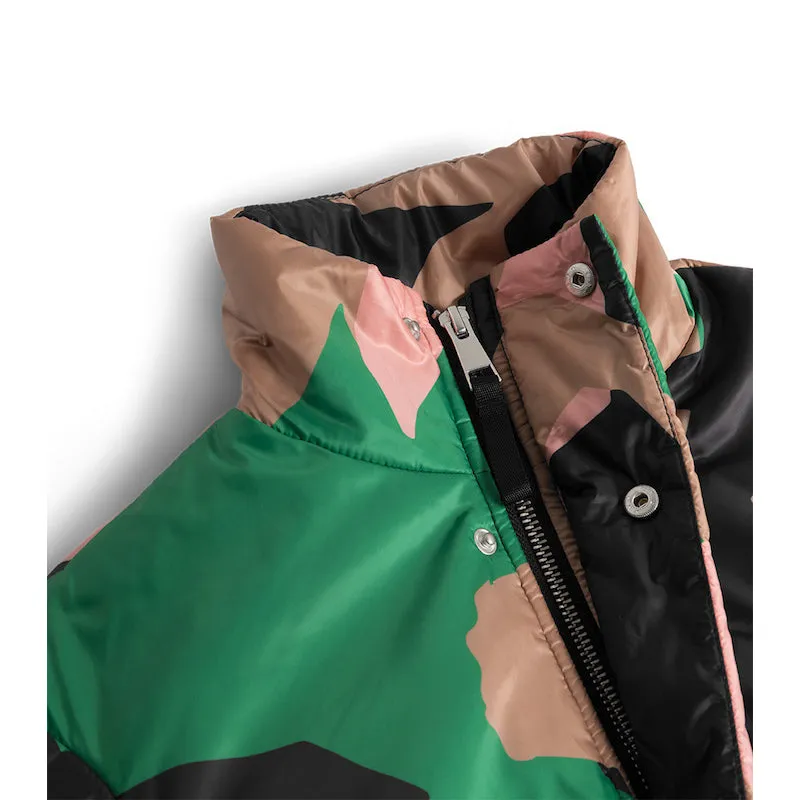 NUNUNU Camouflage Bomber Jacket