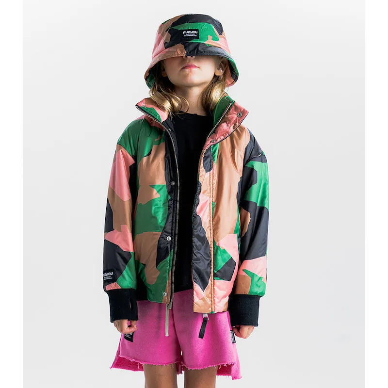 NUNUNU Camouflage Bomber Jacket