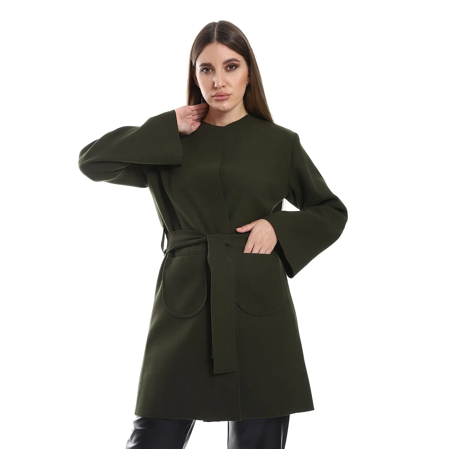 Open Neckline Seawood Trench Coat - Mr Joe