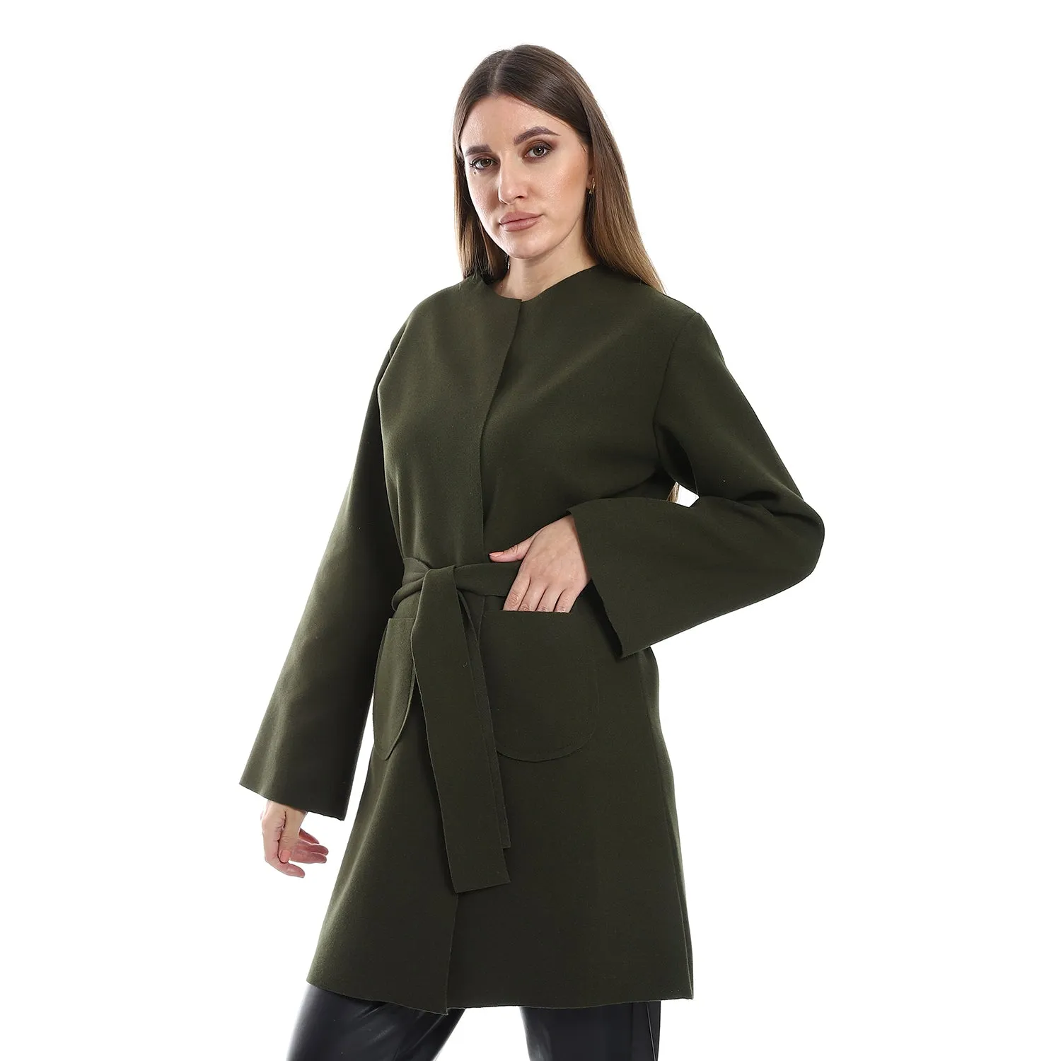 Open Neckline Seawood Trench Coat - Mr Joe