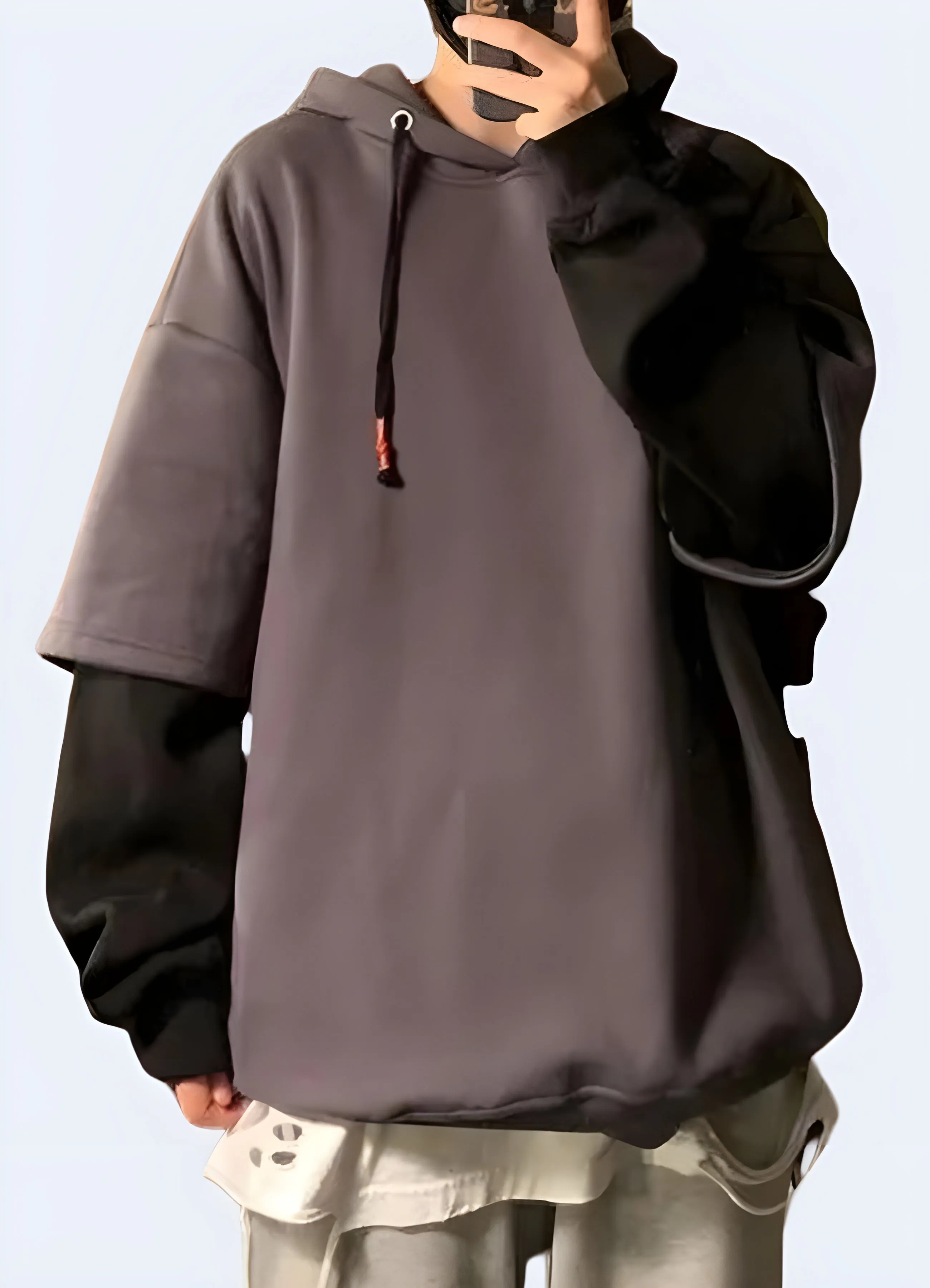 Oversized Techwear Hoodie Korean