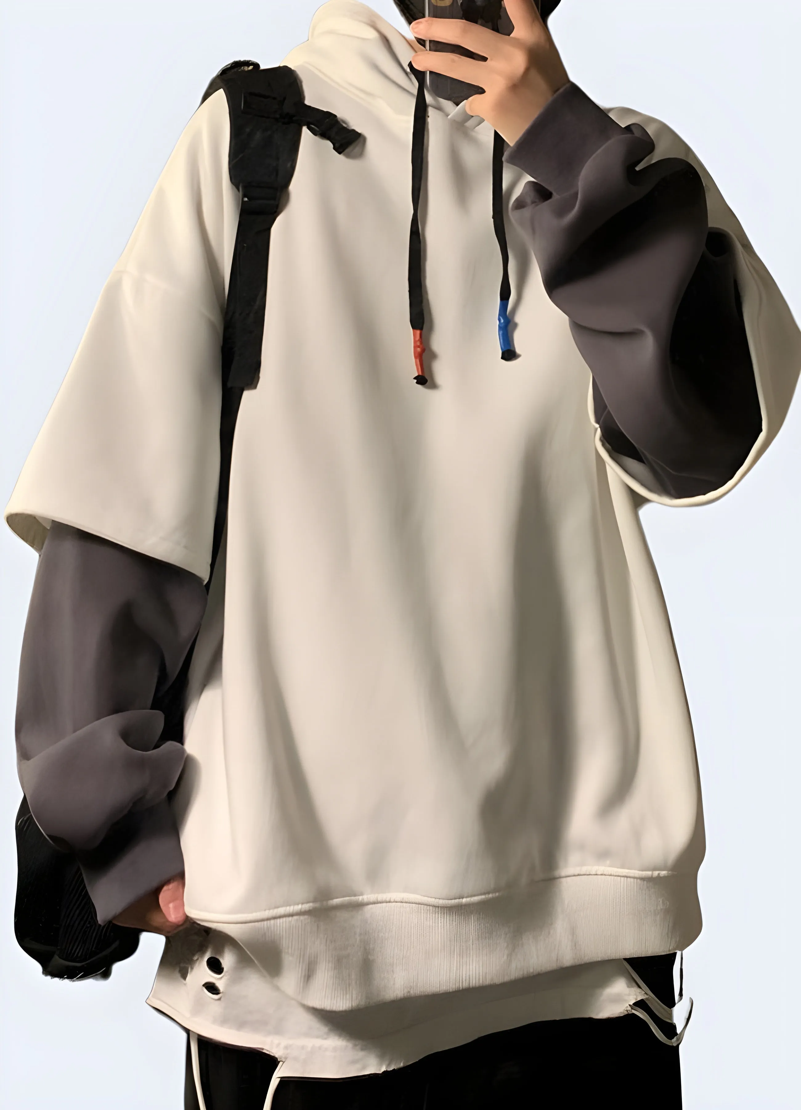 Oversized Techwear Hoodie Korean