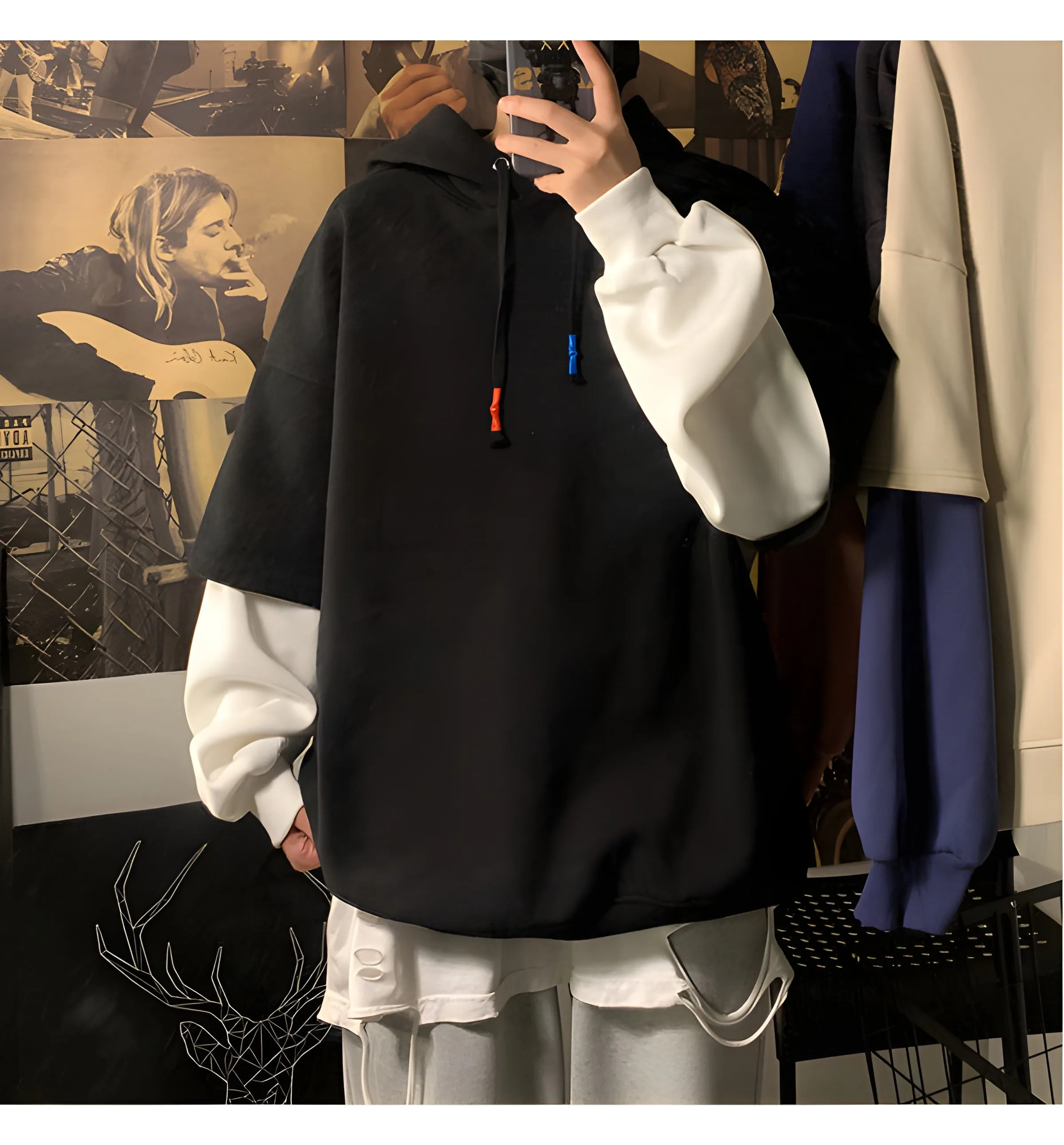 Oversized Techwear Hoodie Korean