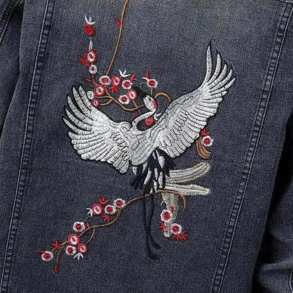 Sanded men's jean jacket