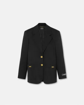 Single-Breasted Oversized Blazer