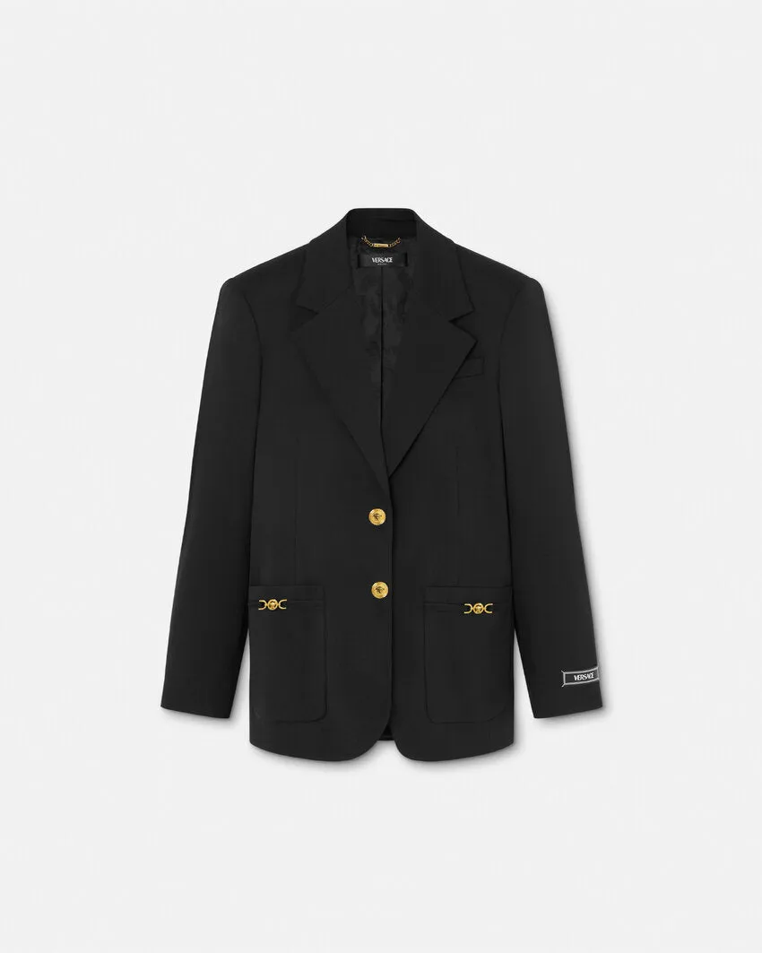 Single-Breasted Oversized Blazer