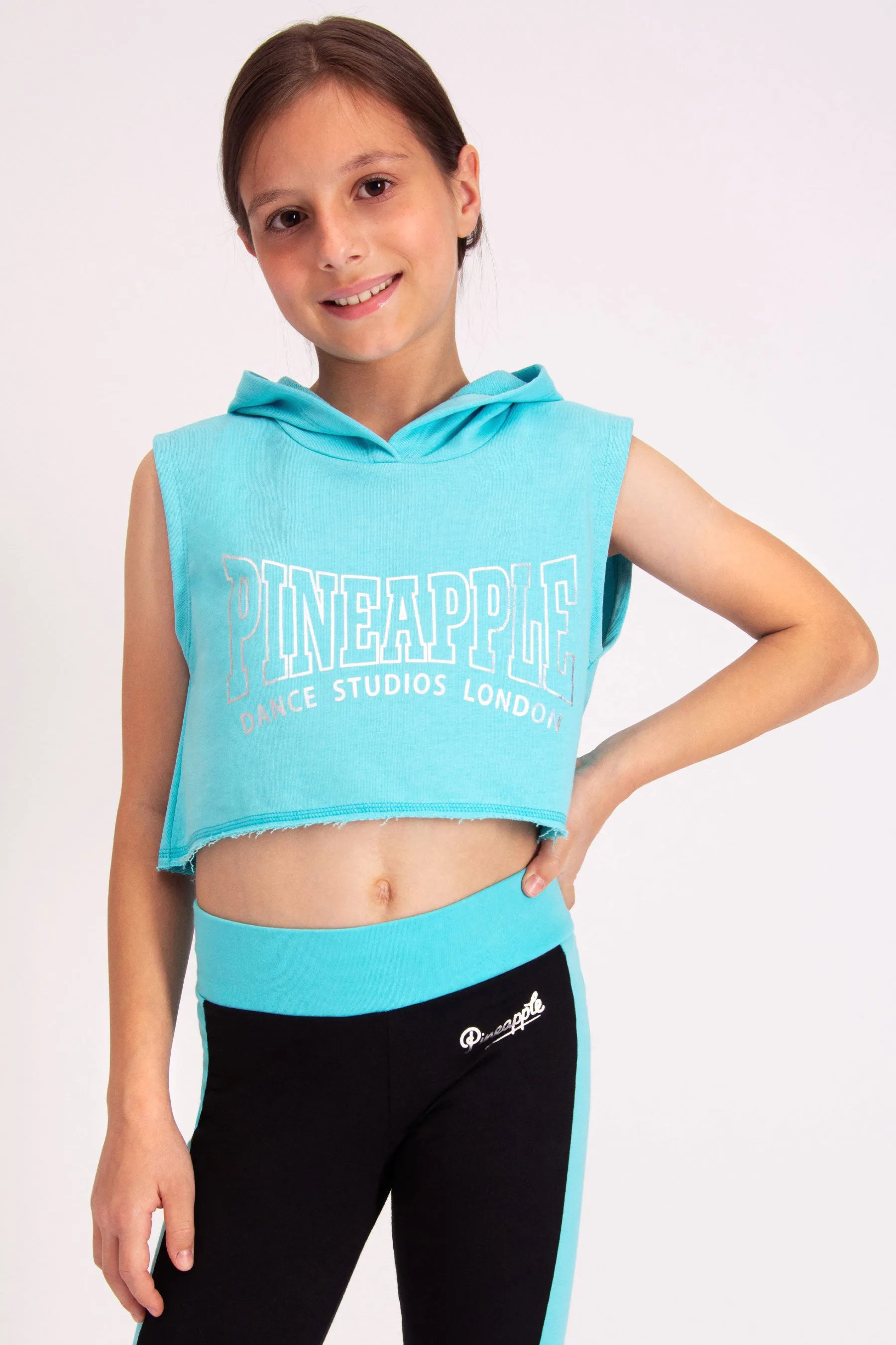 Sleeveless Crop Hoodie