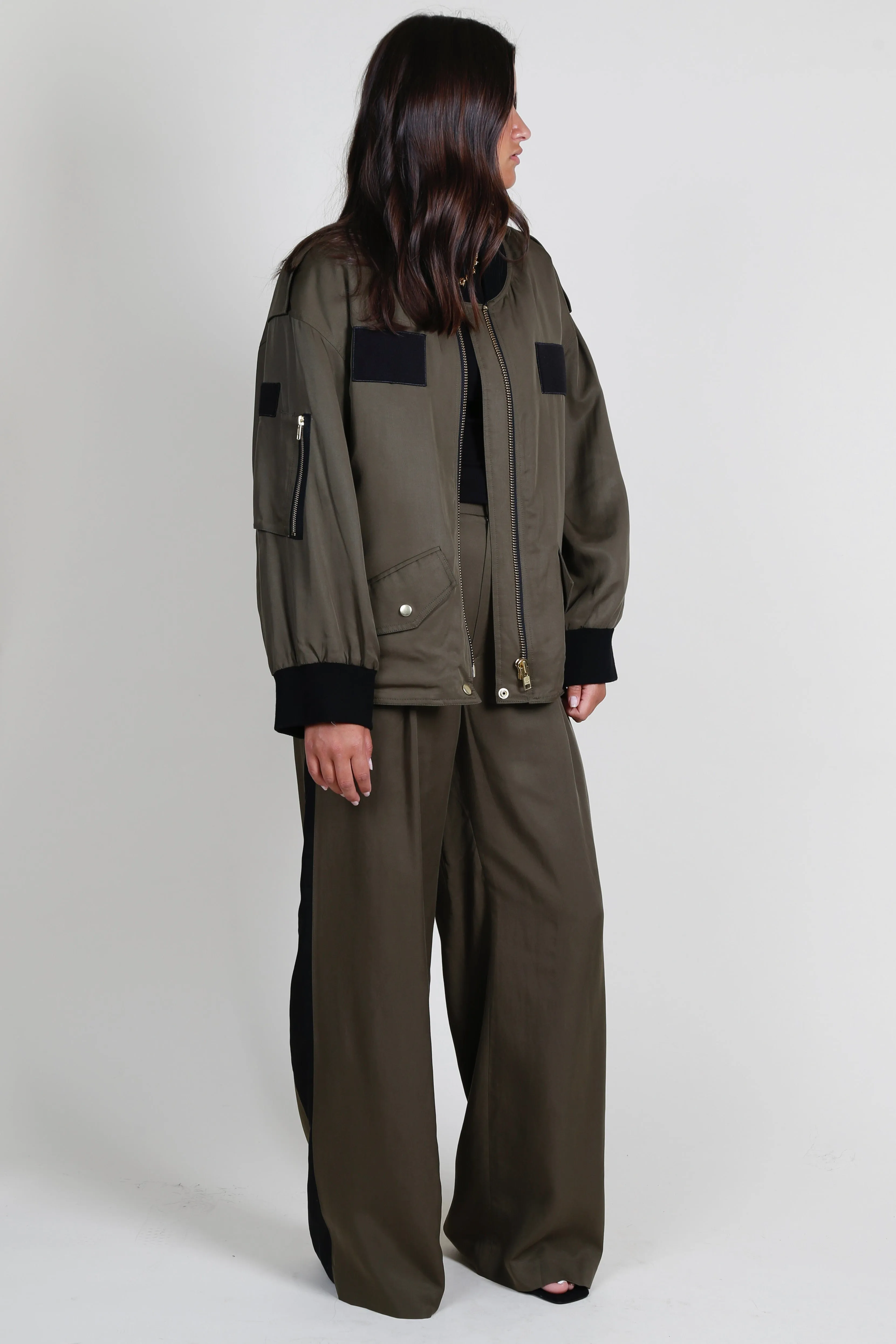 SMYTHE | Oversized Bomber - Canteen