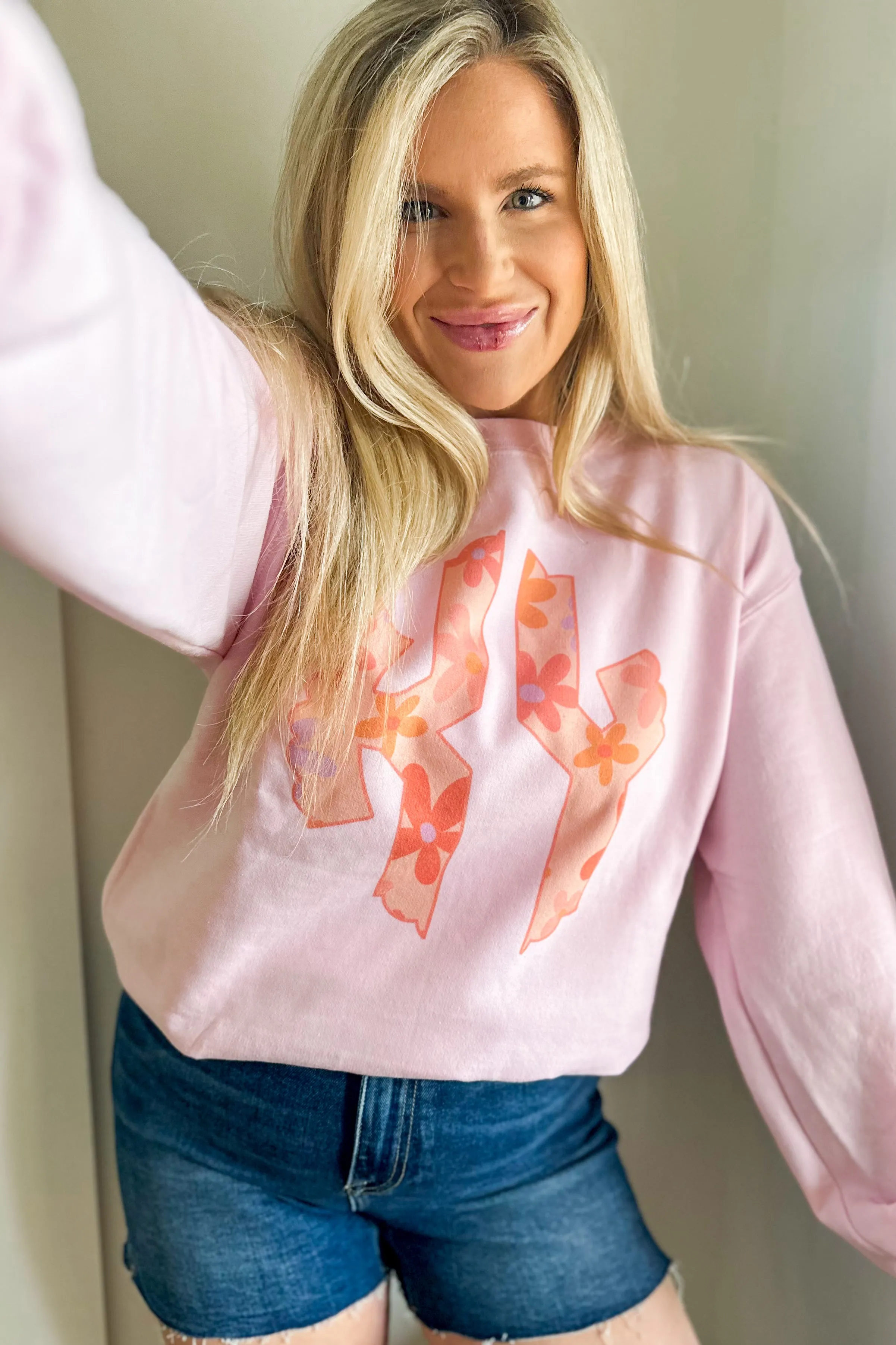 Spring Flowers KY Graphic Sweatshirt *FINAL SALE*