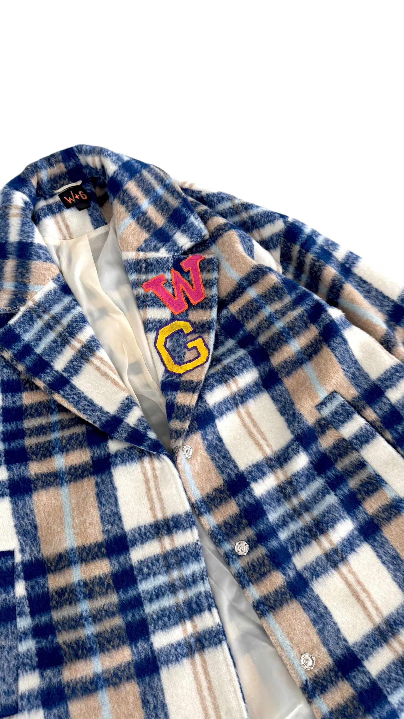 'Team W G' Painted Flannel Coat