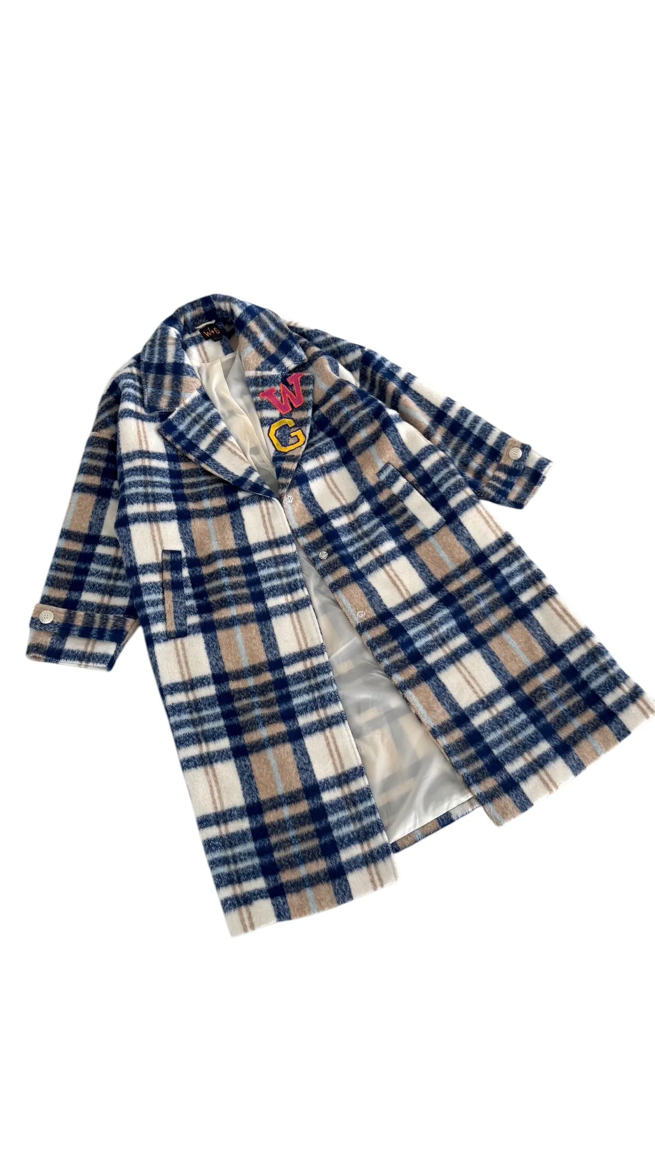 'Team W G' Painted Flannel Coat